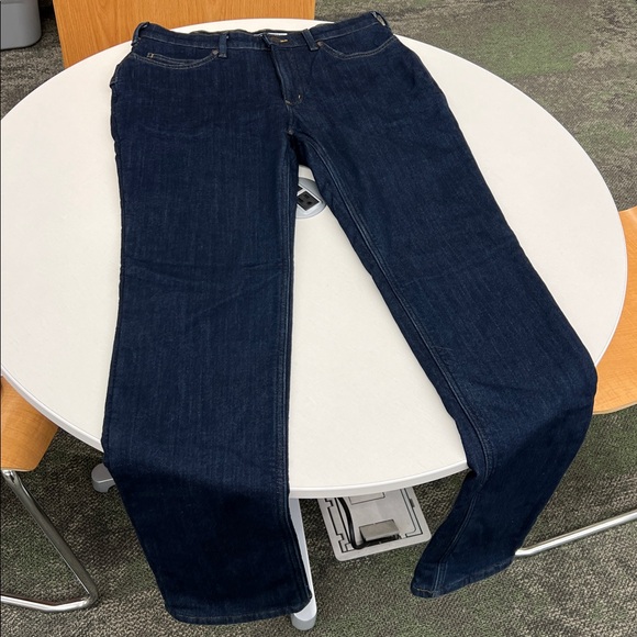 NEW Carhartt women’s rugged flex fleece lined jean relaxed fit size 8 tall long - Picture 3 of 9